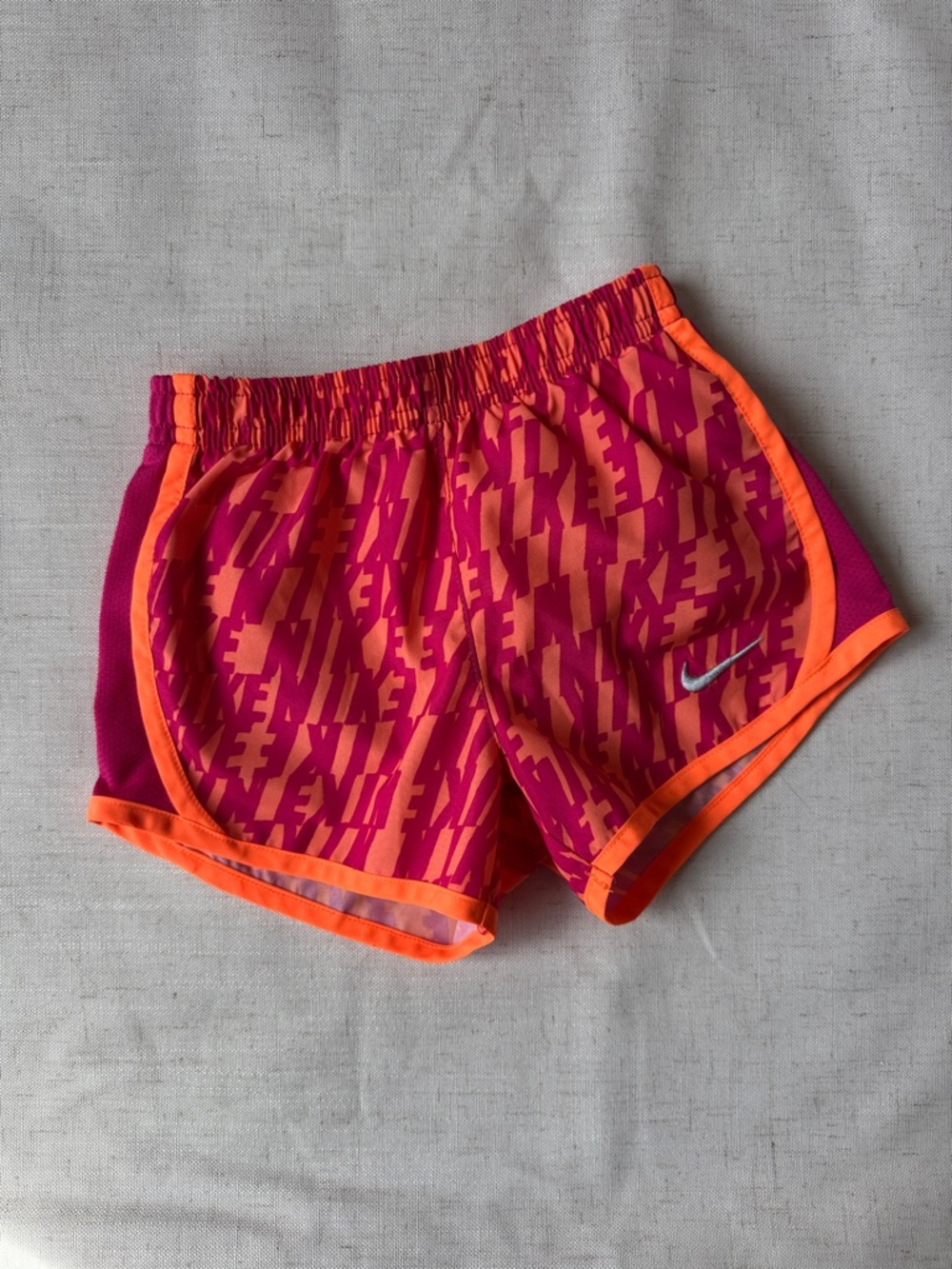 Nike Toddler Girl 3T Pink & Orange Athletic Shorts